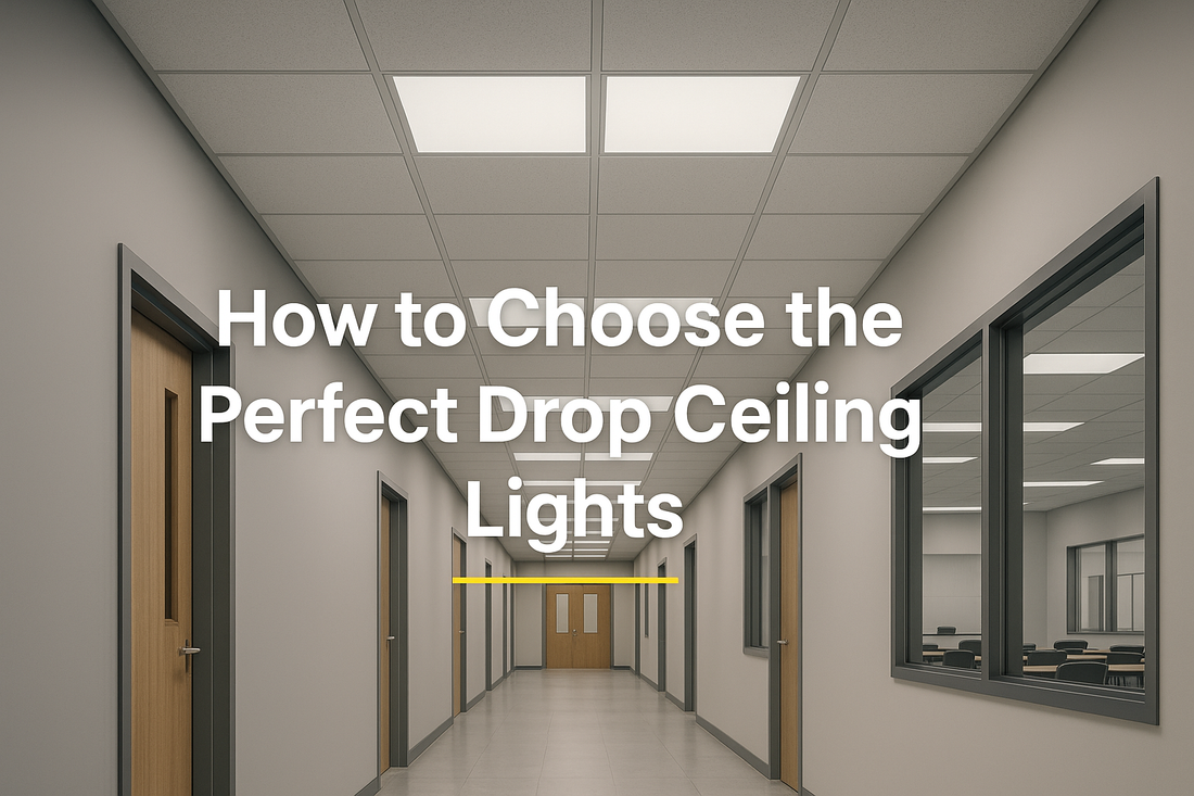 How to Choose Drop Ceiling Lights: Panels, Troffers & Retrofits