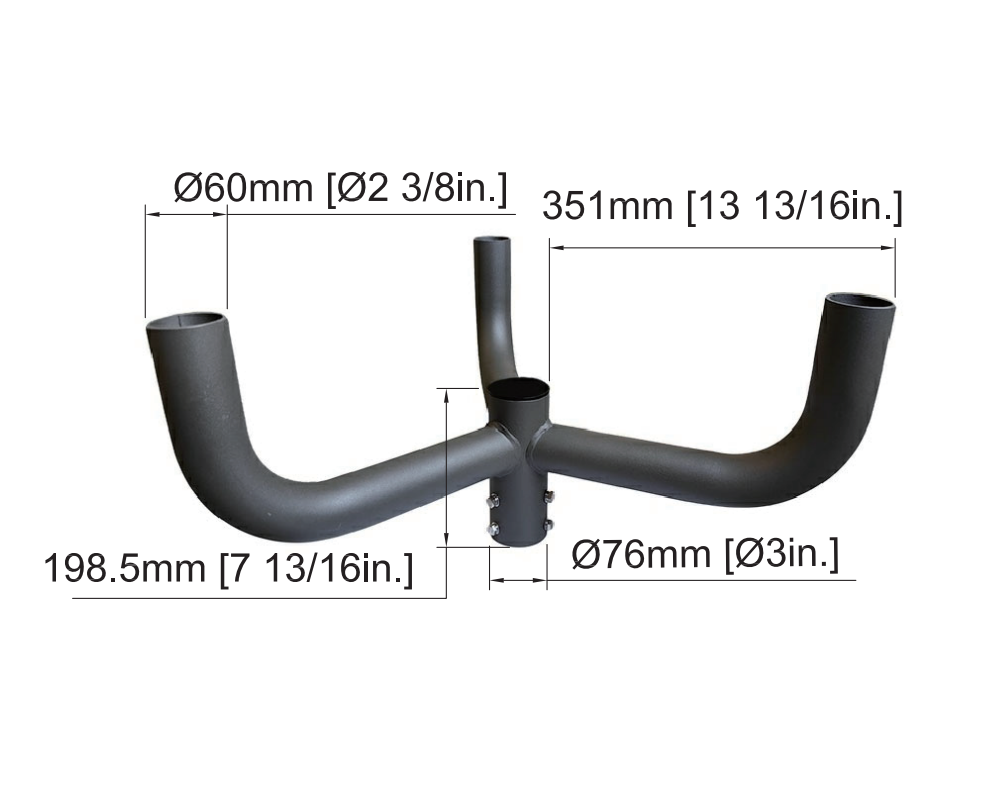 TenonPro Middle 360° Triple Bullhorn