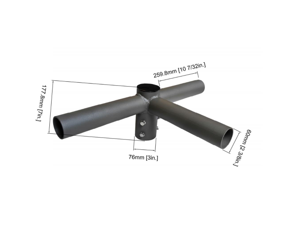 TenonPro Triple 90° Horizontal Tenon Adaptor