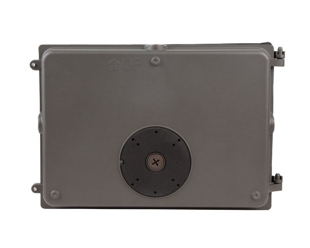 Right back view of the NCLTG DarkShield Series LED Full Cutoff Wall Pack Light highlighting its durable die-cast aluminum housing and rear design