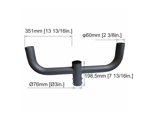 TenonPro Middle 180° Double Bullhorn