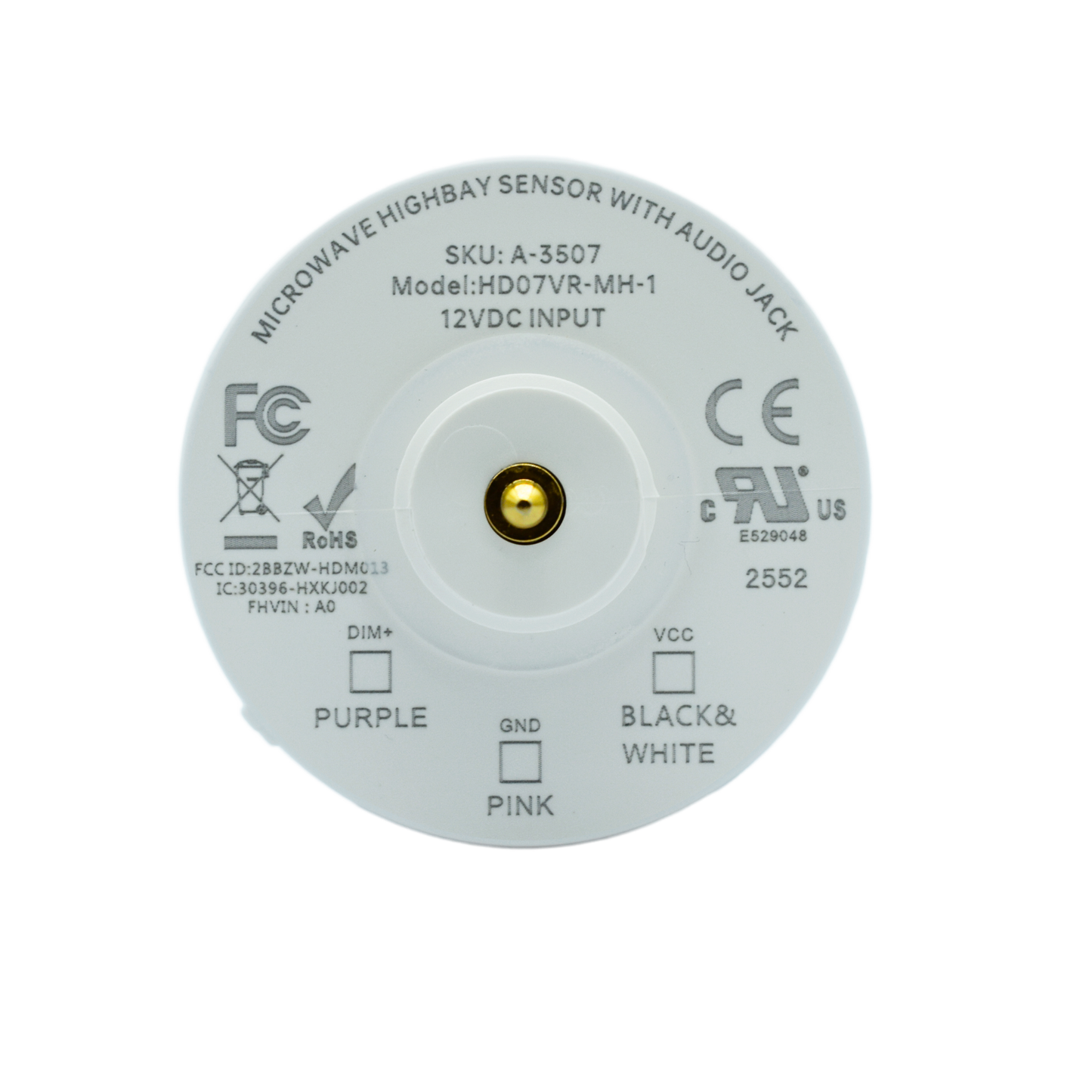 DC Powered Bi-level Dim Dusk/Dawn Microwave Sensor Control (For Highbay Light)