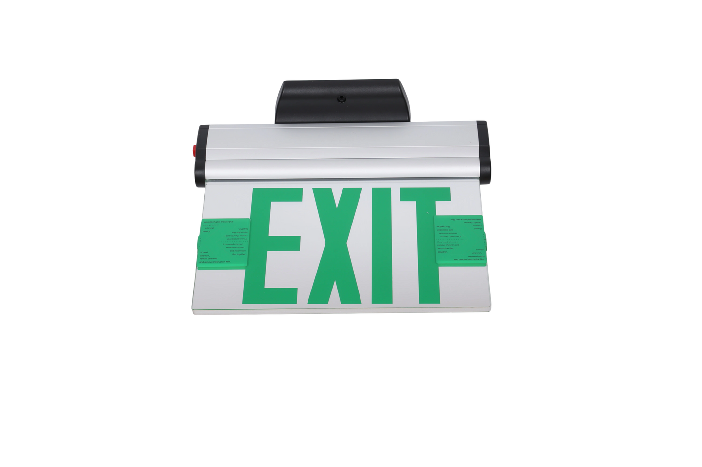 NC-EXAL02-2MG LED Green Edge-Lit Adjustable Exit Sign