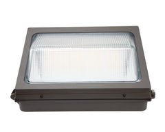 WPE Series Large LED Wall Pack, Adjustable Wattage & CCT, 120-277V