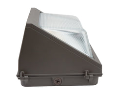 WPE Series Large LED Wall Pack, Adjustable Wattage & CCT, 120-277V