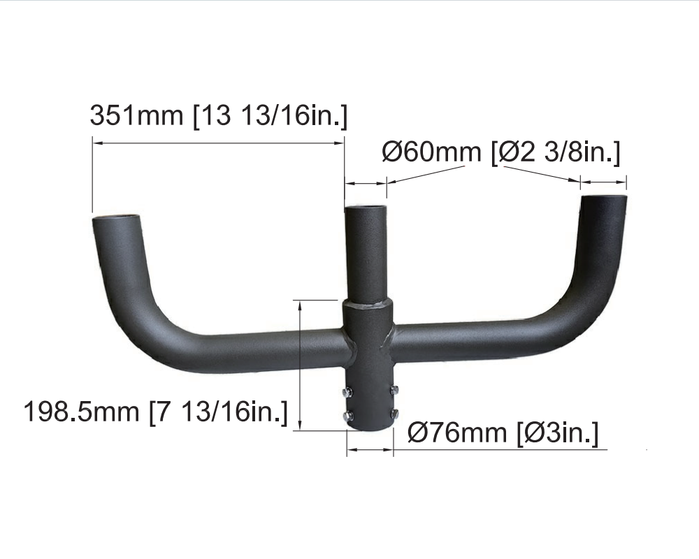 TenonPro Middle 180° Triple Bullhorn