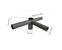 4" Round Triple Spoke 90-Degree Pole Bracket for Area, Street, and Parking Lot Lights