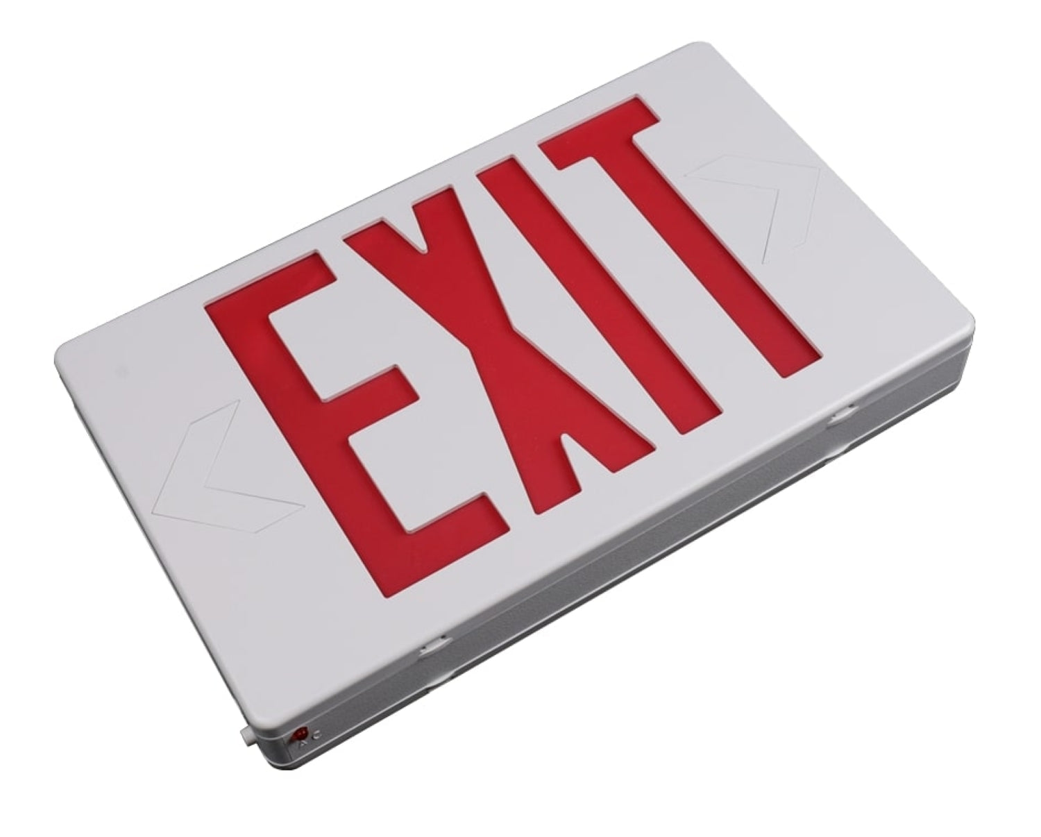 NCLTG Sentinel Series LED Dual Color Exit Sign with field-selectable red or green EXIT lettering for commercial egress applications