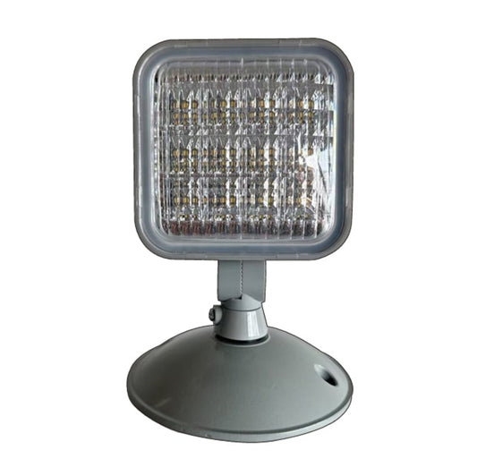 NCLTG Sentinel Series LED Single Emergency Remote Head for extending egress lighting coverage with a compact, weather-resistant design