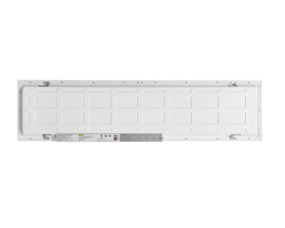 Back view of NCLTG SkyLine Series 1x4 LED Panel Light showing durable housing and integrated driver compartment for easy installation