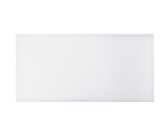 Front view of NCLTG SkyLine Series 2x4 LED Panel Light showcasing slim profile and smooth frosted diffuser for uniform commercial lighting