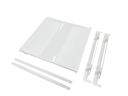 NCLTG SnapFit Series 2x2 LED Troffer Light Retrofit Kit laid out with all installation components included