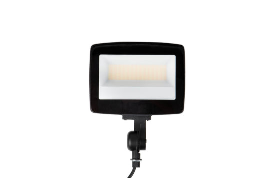 Front view of the NCLTG TitanBeam Series LED flood light showing its compact design and durable housing